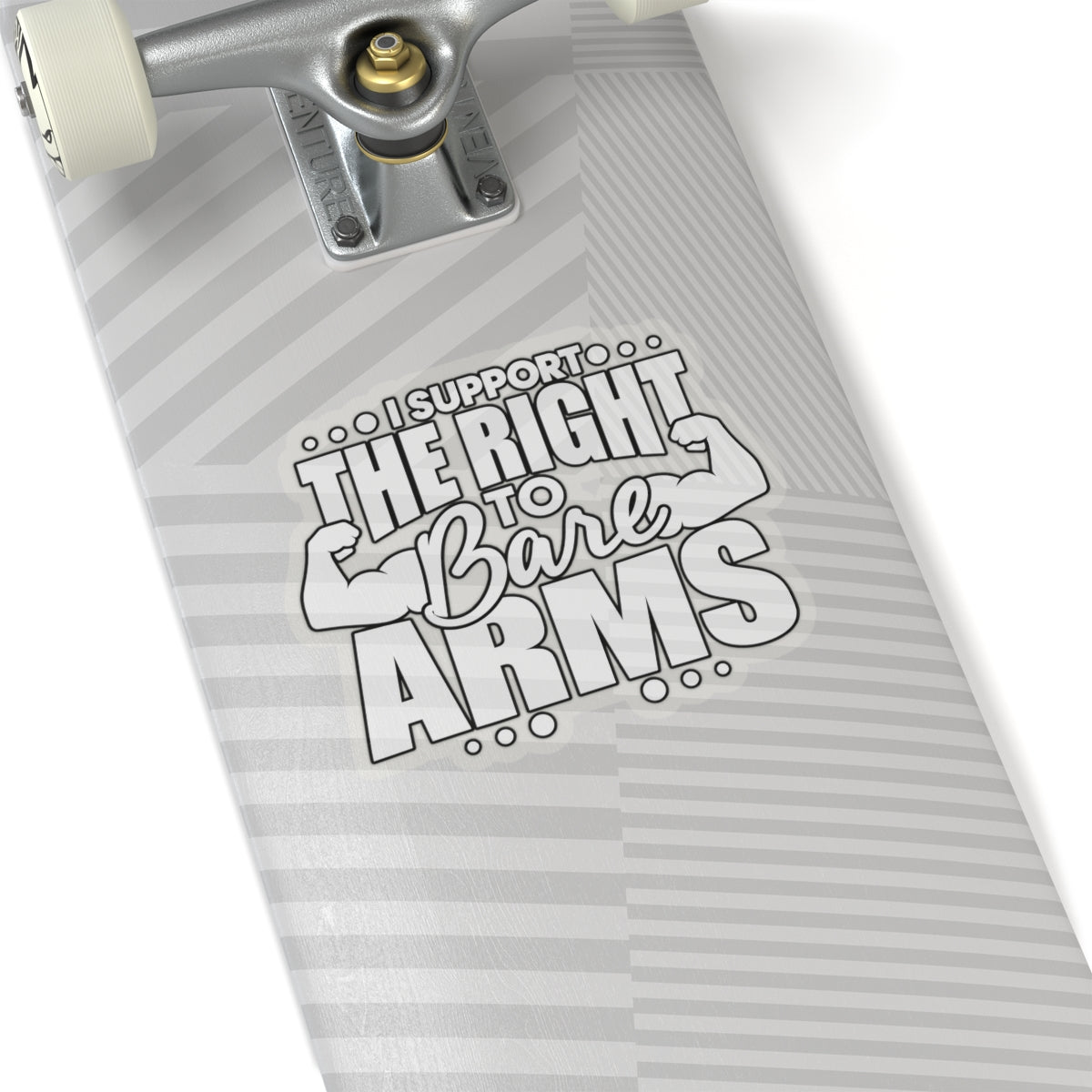 I Support the Right to Bare Arms - Kiss-Cut Sticker