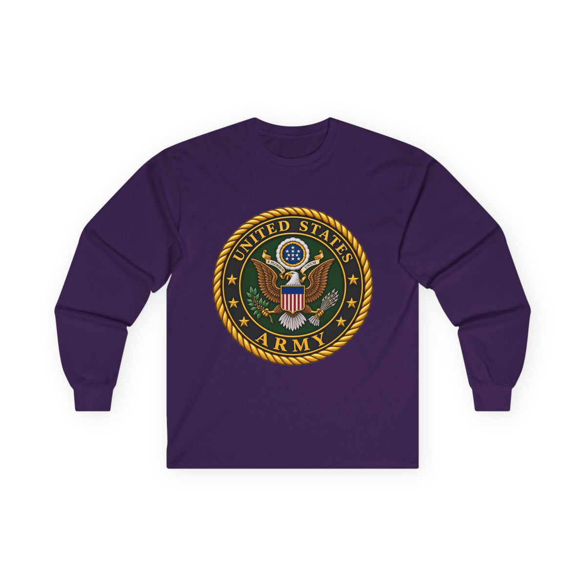 U.S. Army Emblem - Unisex Ultra Cotton Long Sleeve Tee