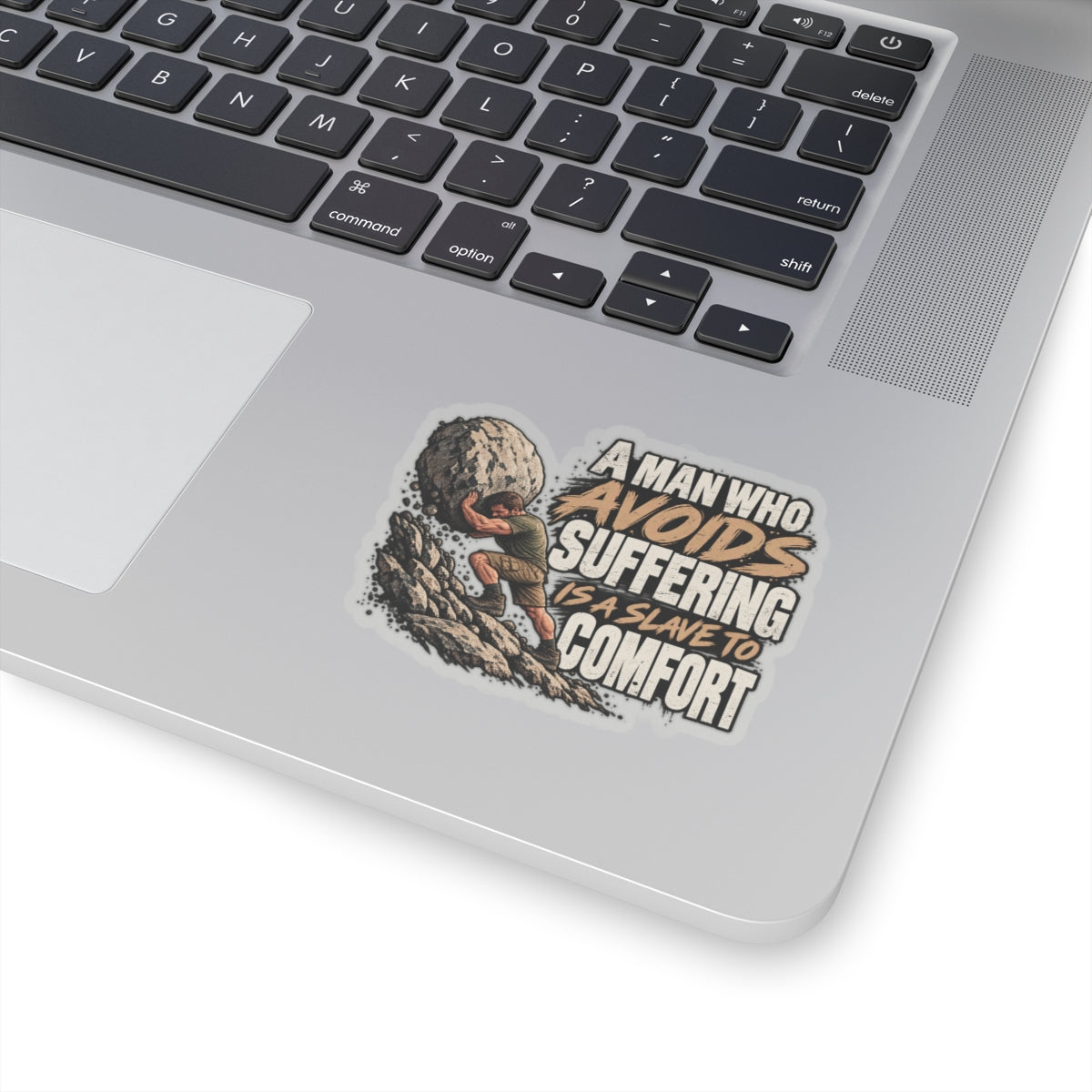 A Man Who Avoids Suffering - Kiss-Cut Sticker