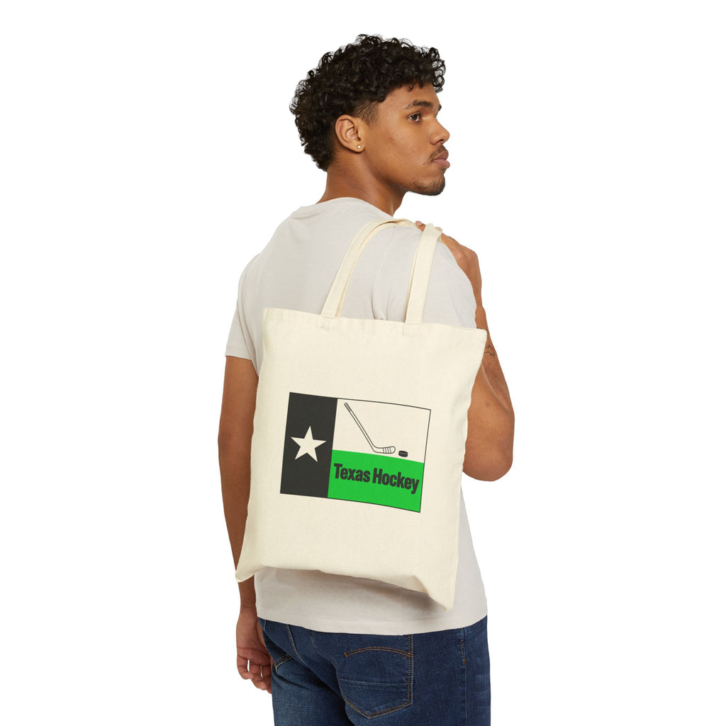 Texas Hockey Flag - Canvas Tote