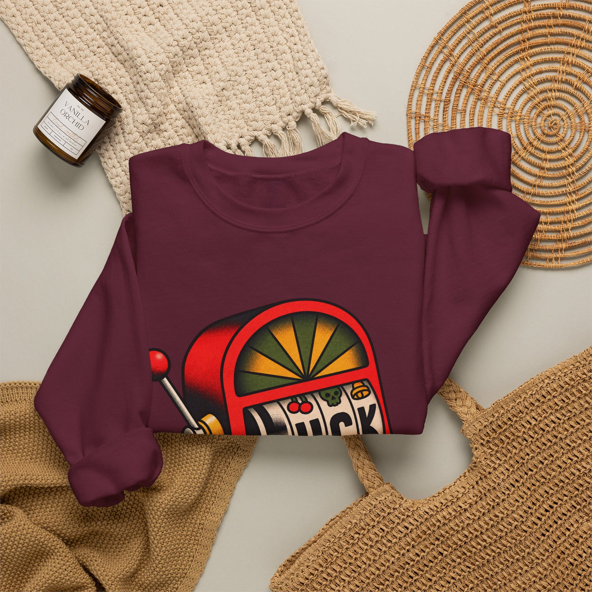 Fuck Slot Machine - Crewneck Sweatshirt