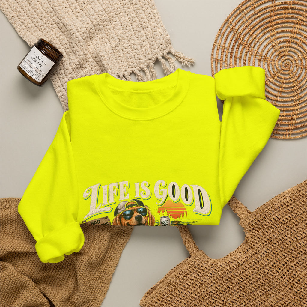 Life is Good Floatin' - Crewneck Sweatshirt