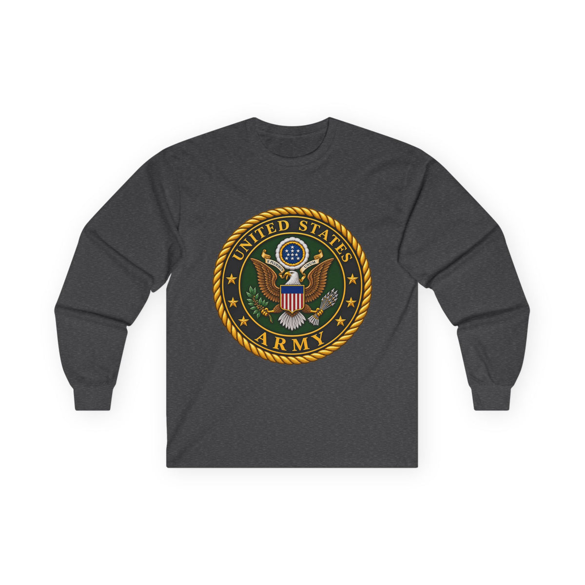 U.S. Army Emblem - Unisex Ultra Cotton Long Sleeve Tee
