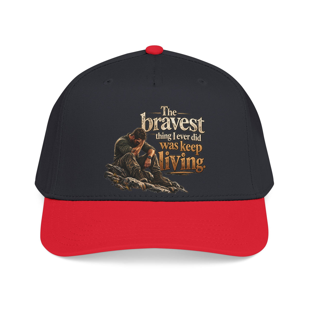 The Bravest Thing I Ever Did Was Keep Living - OTTO Baseball Hat