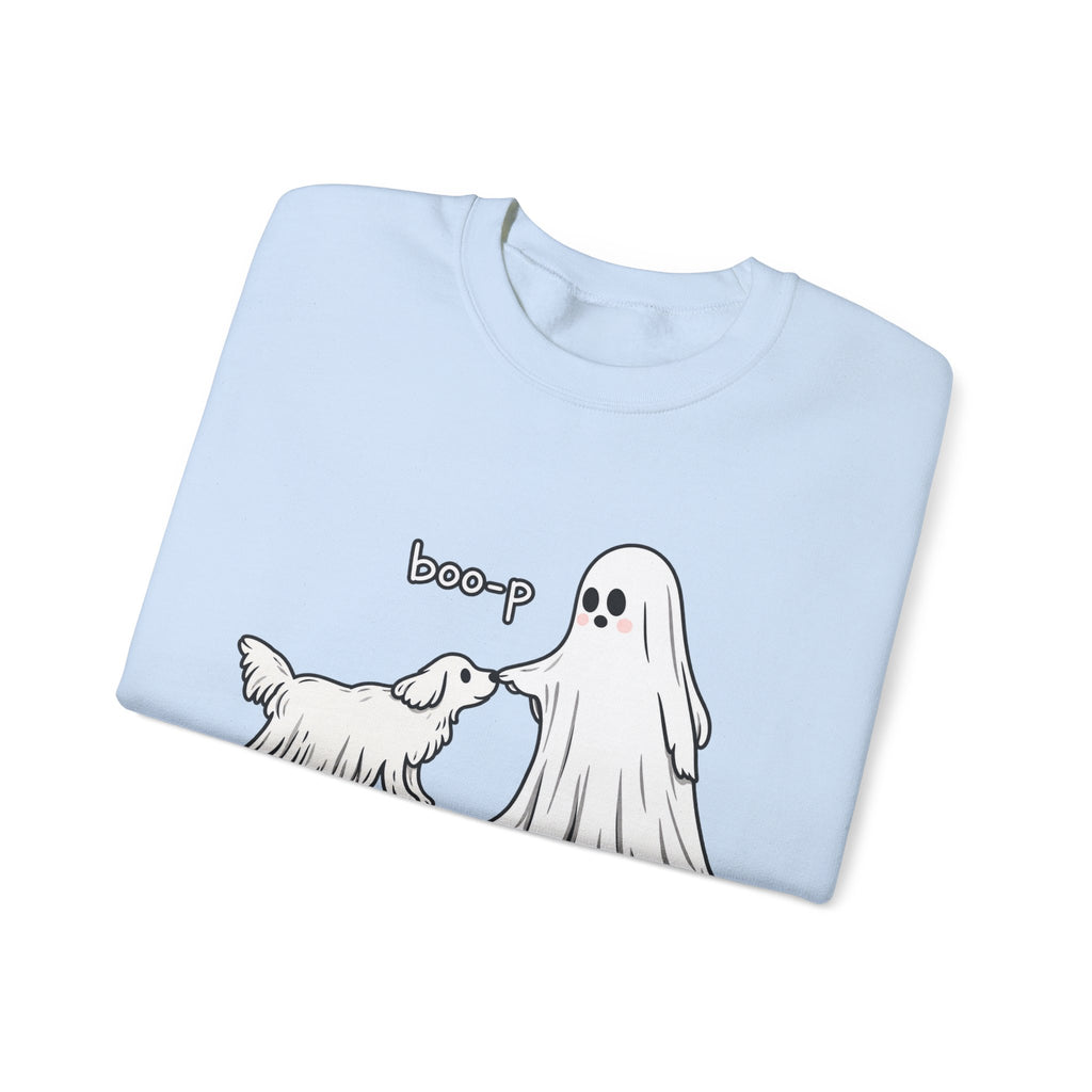 Boo-p Ghost and Dog - Crewneck Sweatshirt