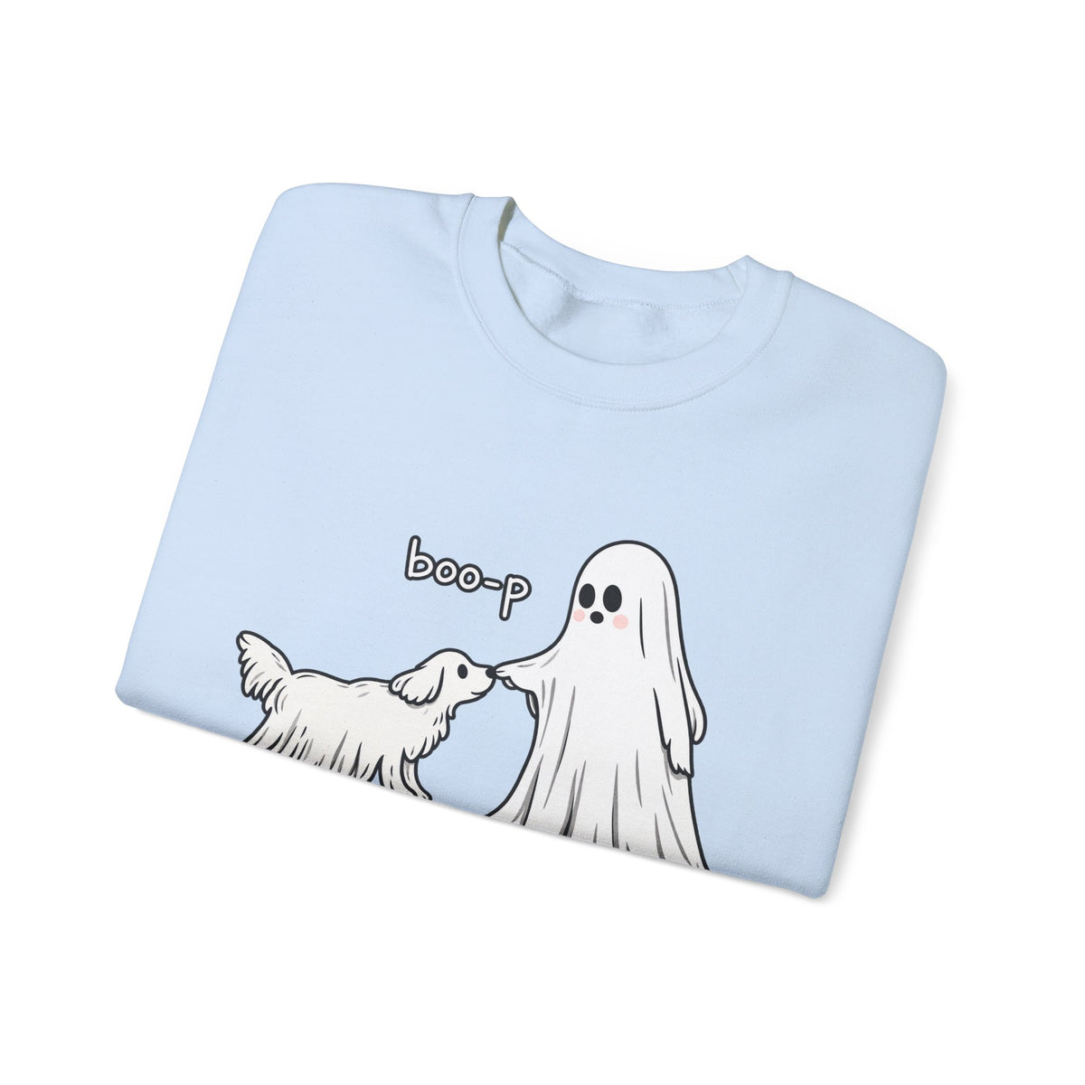 Boo-p Ghost and Dog - Crewneck Sweatshirt