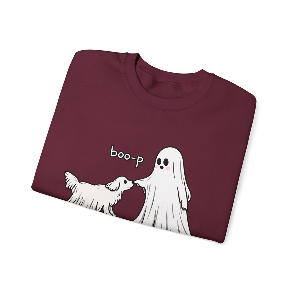 Boo-p Ghost and Dog - Crewneck Sweatshirt