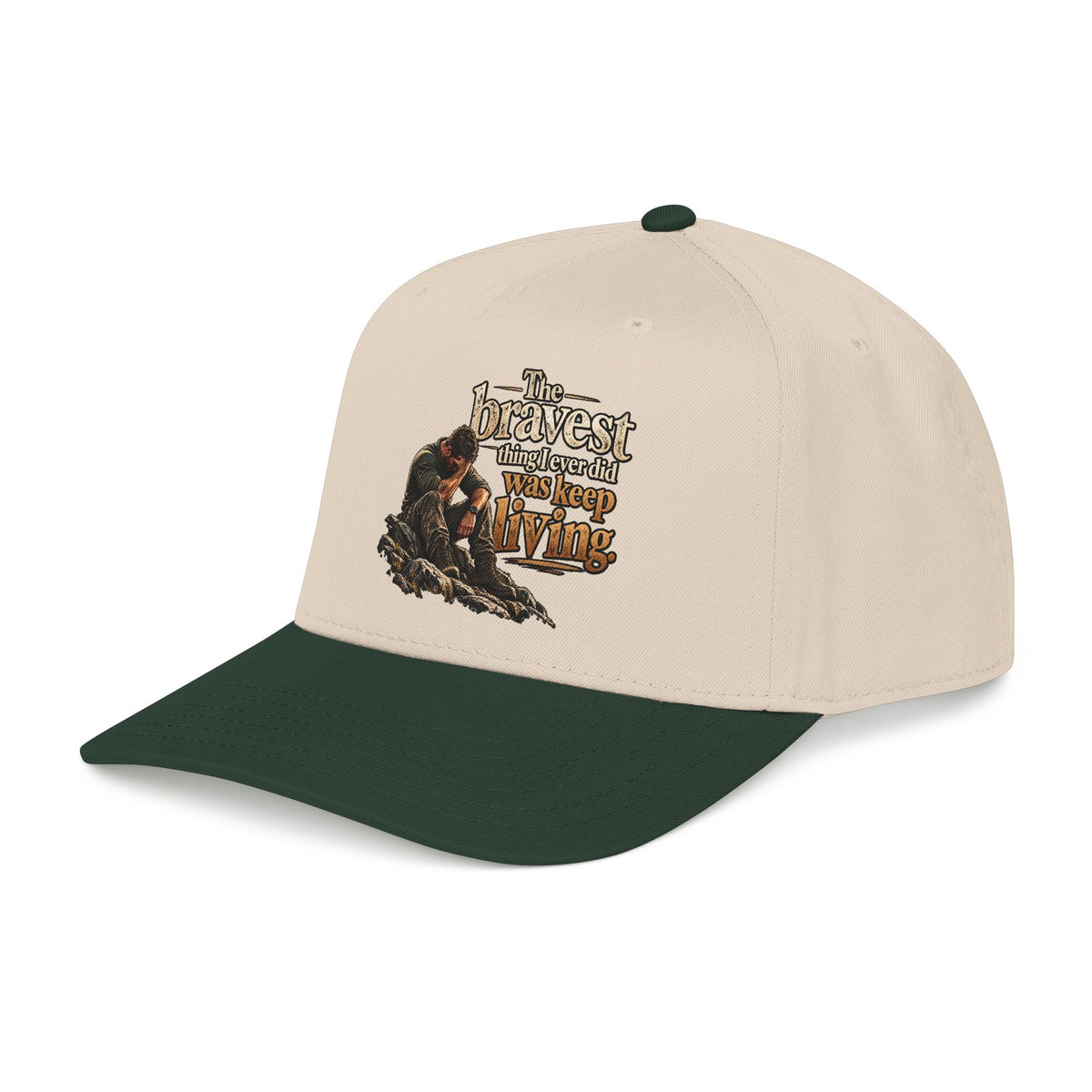The Bravest Thing I Ever Did Was Keep Living - OTTO Baseball Hat