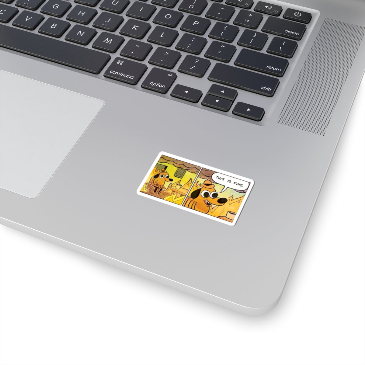 This Is Fine - Kiss-Cut Sticker