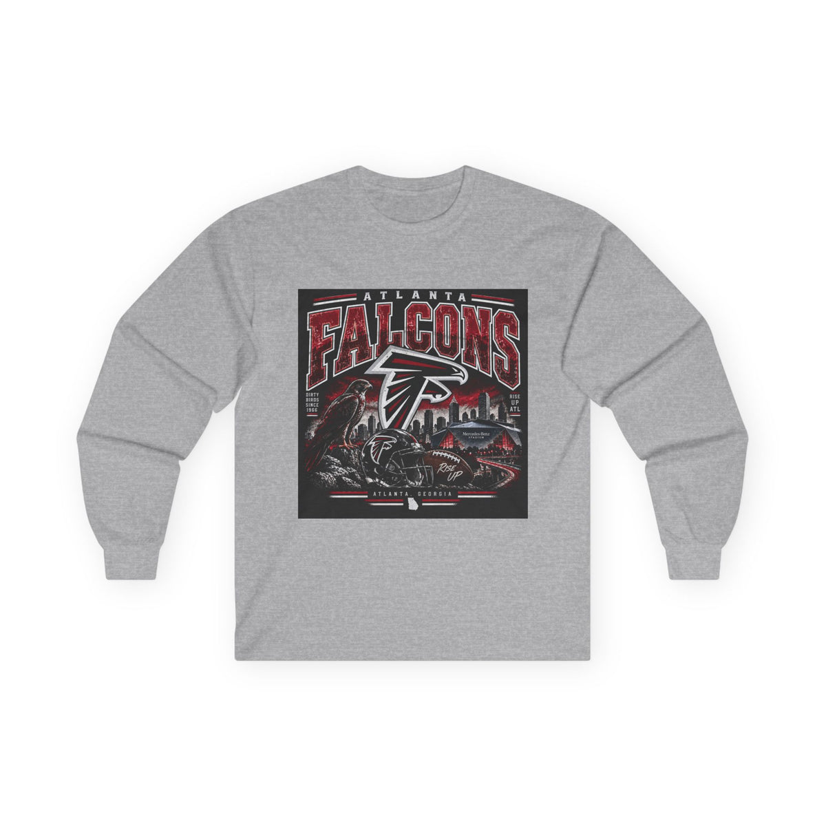 Atlanta Falcons Rise Up - Unisex Ultra Cotton Long Sleeve Tee