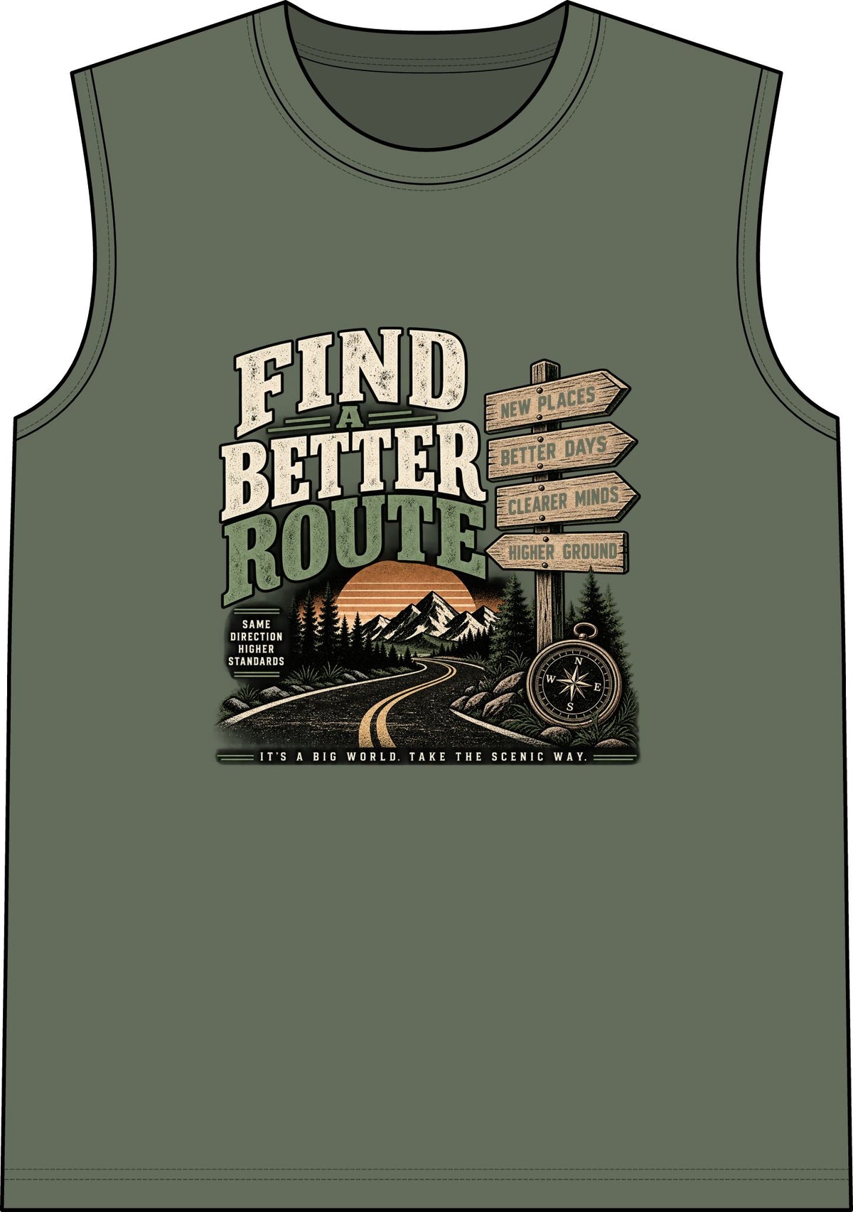 Find A Better Route - Classic Tank