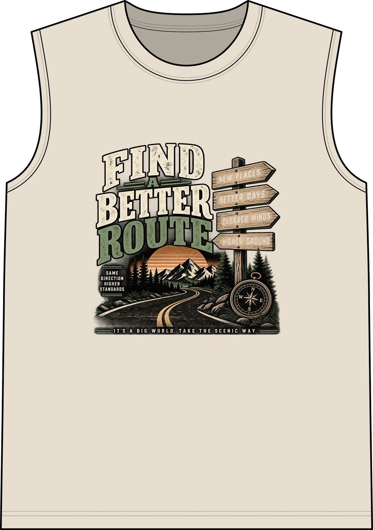 Find A Better Route - Classic Tank