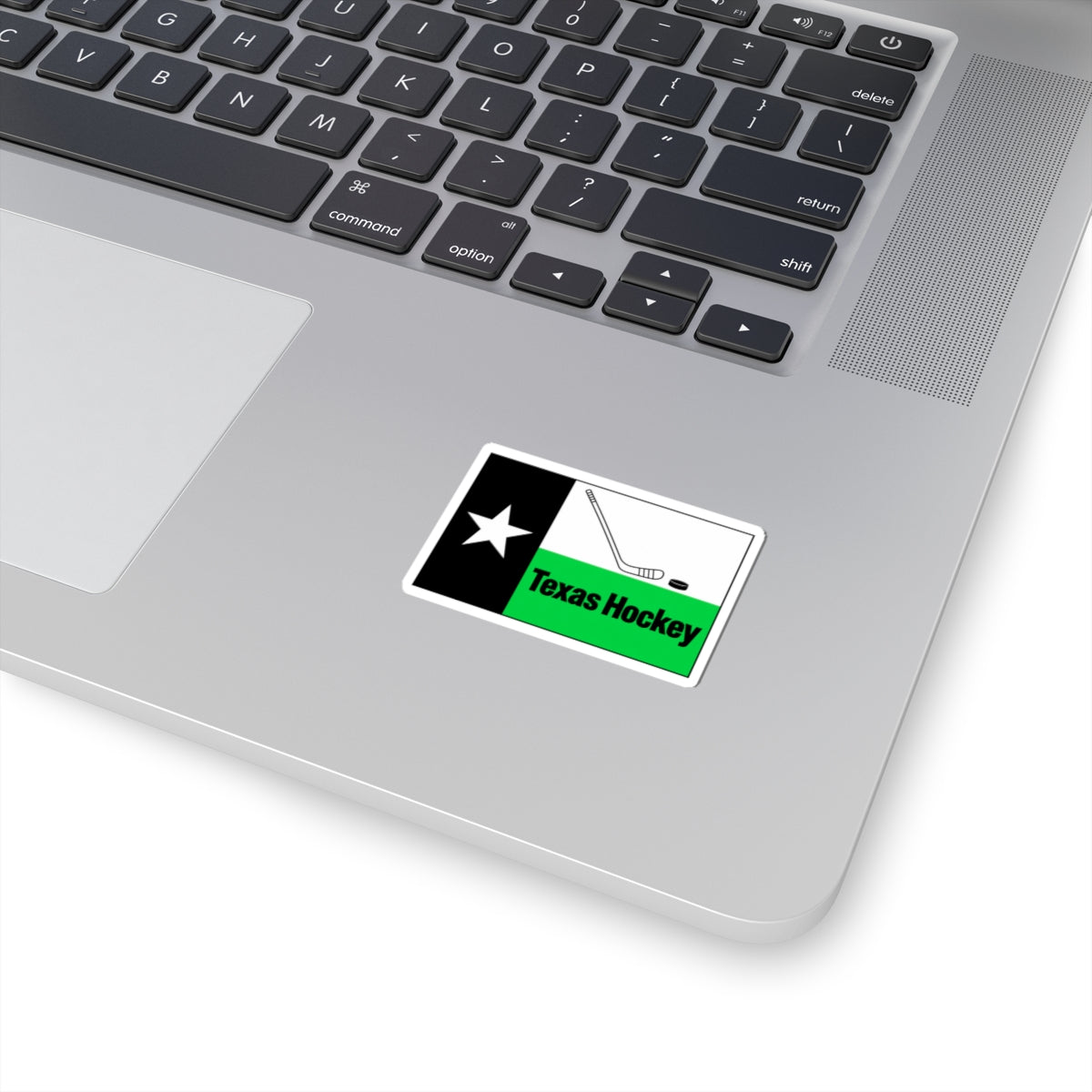 Texas Hockey Flag - Kiss-Cut Sticker