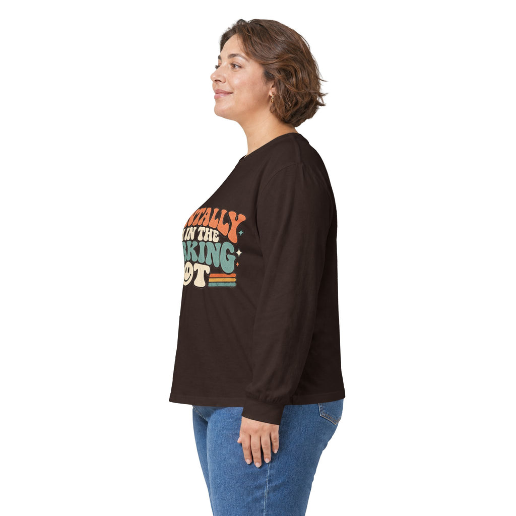Secretly Plotting Dark Parking - Unisex Ultra Cotton Long Sleeve Tee