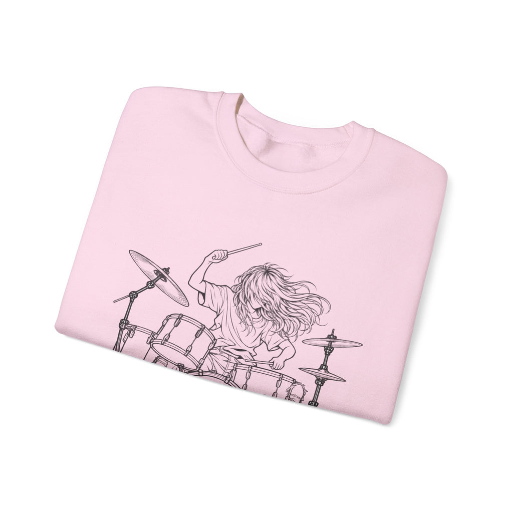 Drummer Sketch - Crewneck Sweatshirt