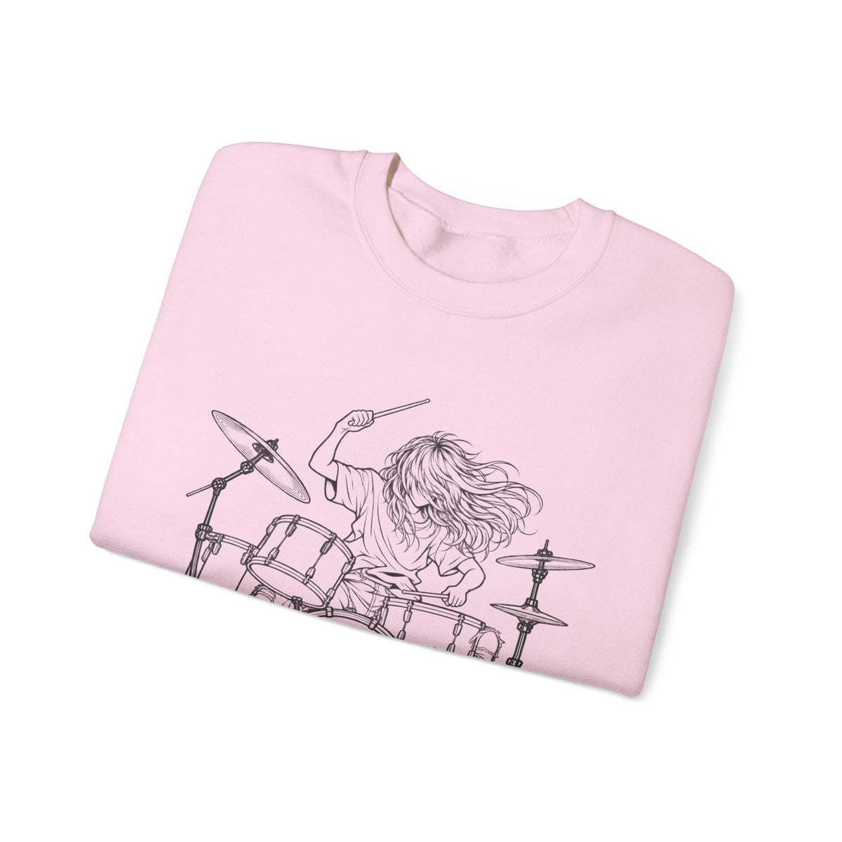 Drummer Sketch - Crewneck Sweatshirt