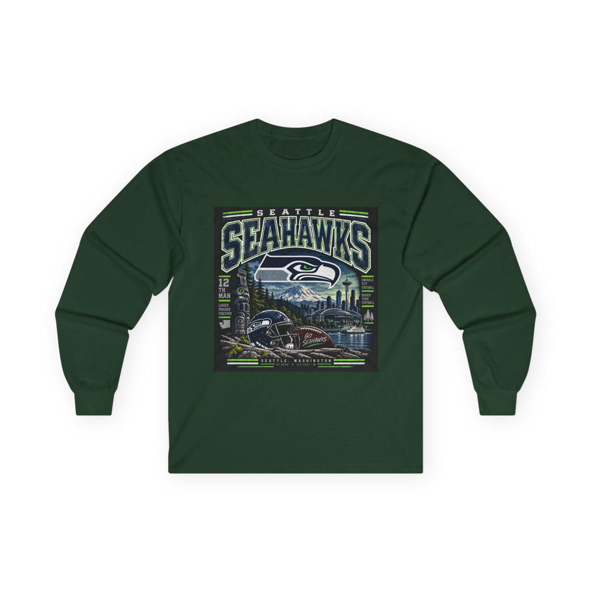 Seattle Seahawks Pride - Unisex Ultra Cotton Long Sleeve Tee