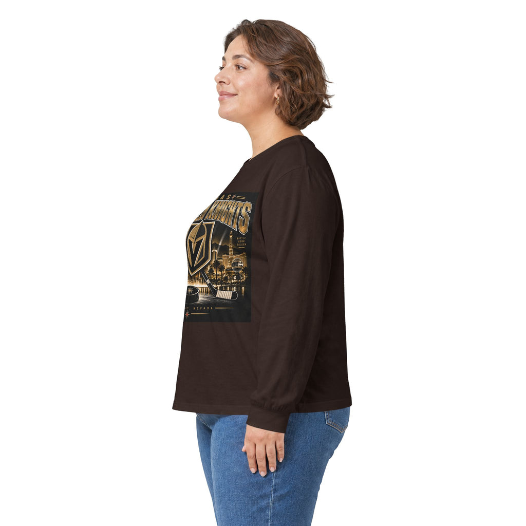 Golden Knights Vegas Nights - Unisex Ultra Cotton Long Sleeve Tee