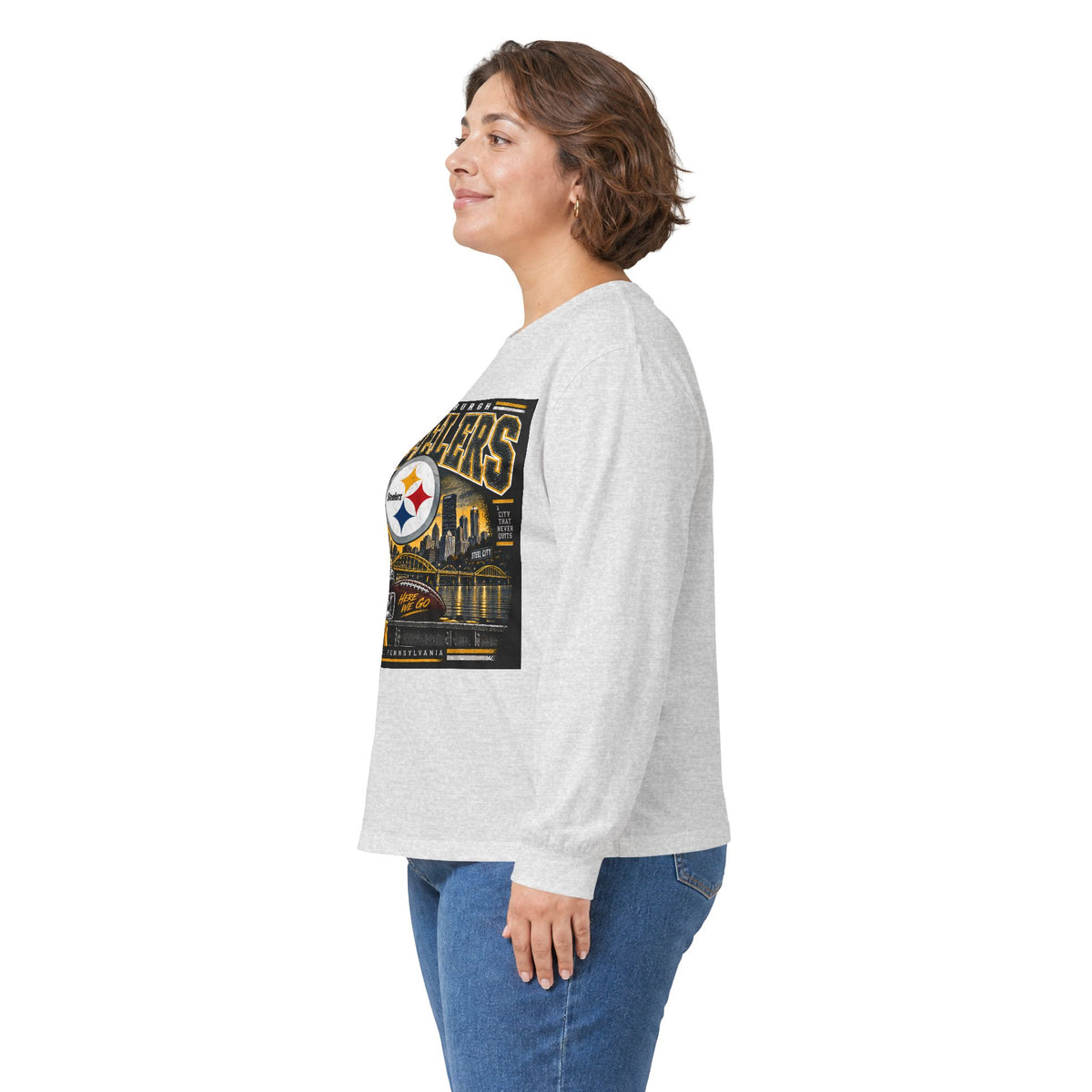 Pittsburgh Steelers Steel City Pride - Unisex Ultra Cotton Long Sleeve Tee