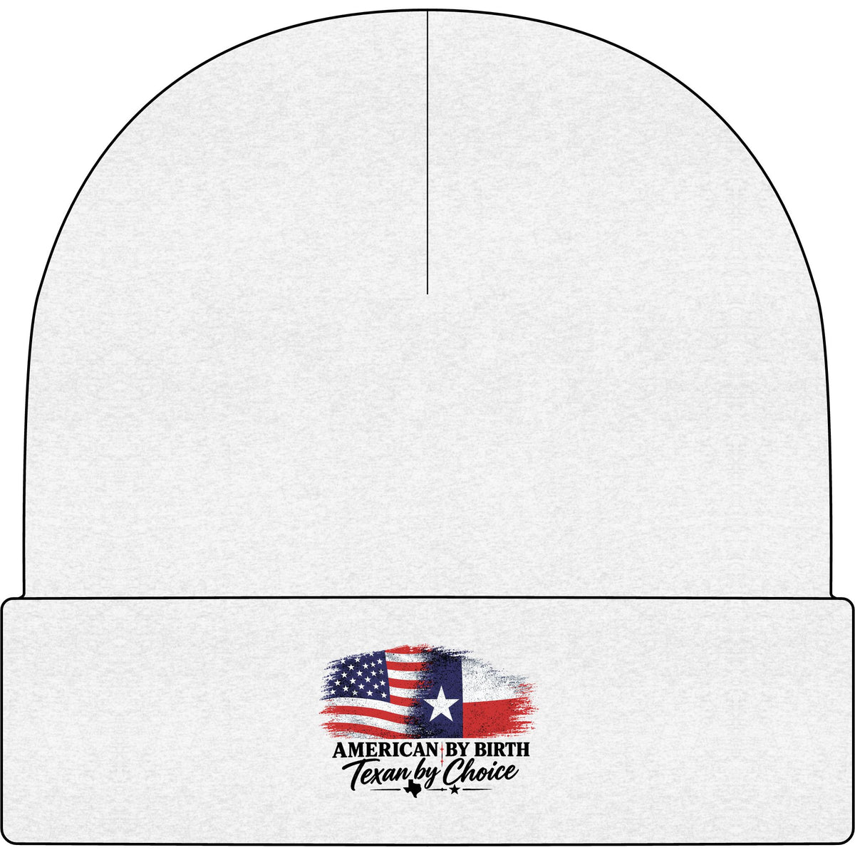 American by Birth, Texan by Choice - AS Colour 1107 Cuff Beanie