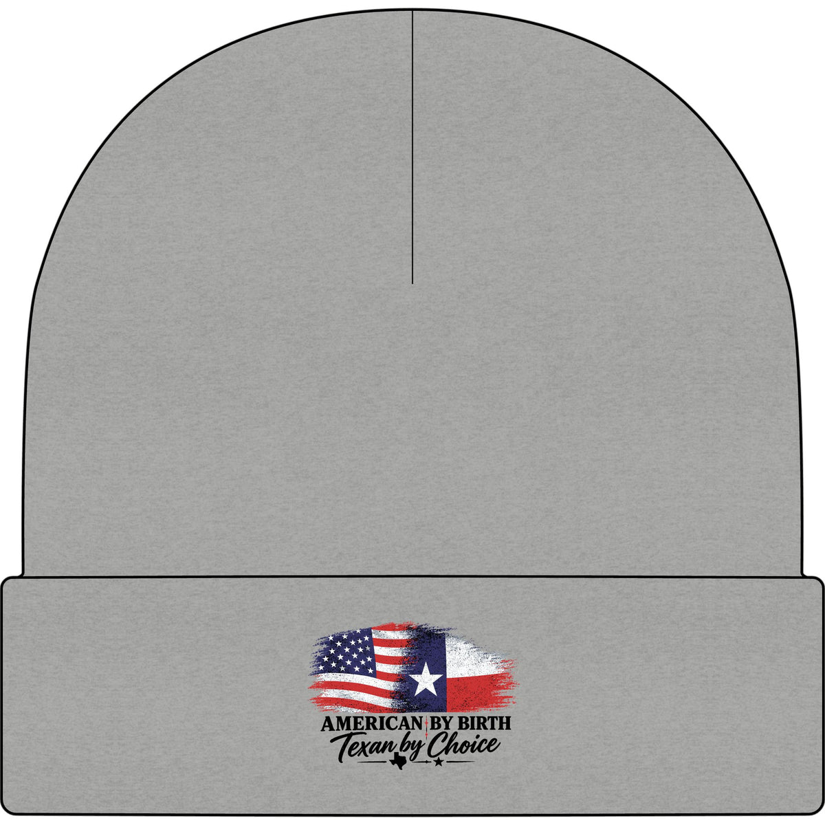 American by Birth, Texan by Choice - AS Colour 1107 Cuff Beanie