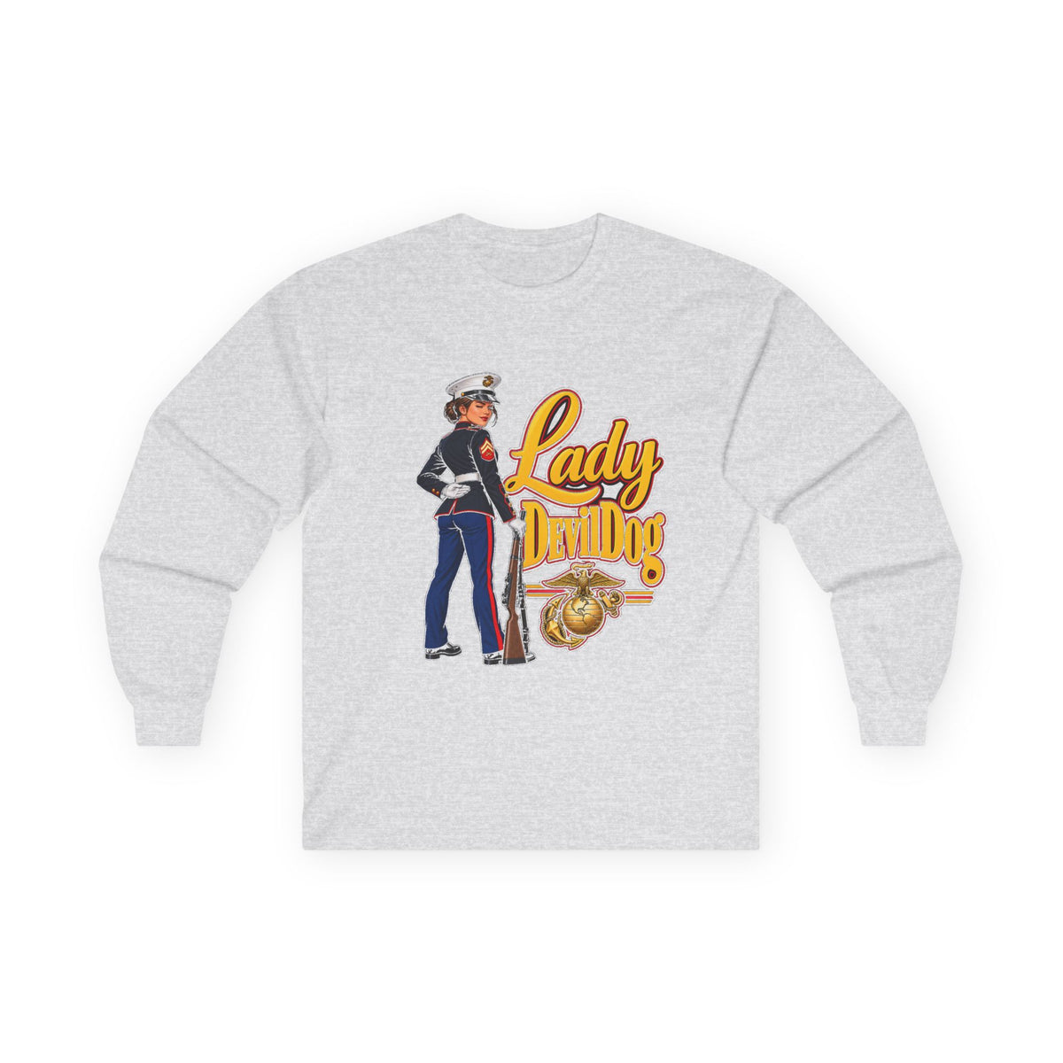 Lady Devil Dog - Unisex Ultra Cotton Long Sleeve Tee