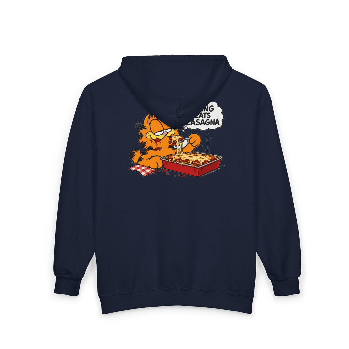 Nothing Beats Lasagna - Full-Zip Hooded Sweatshirt