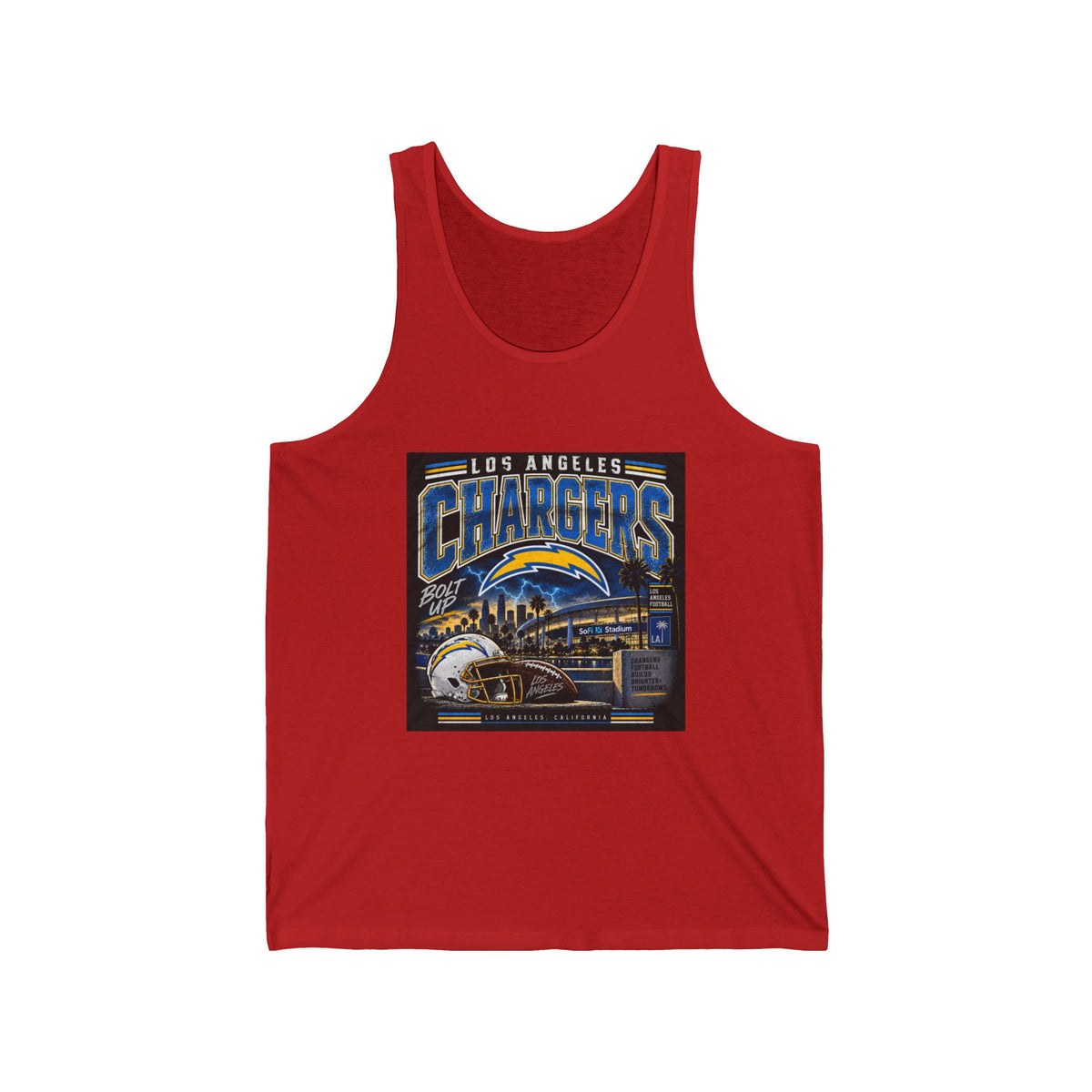 Los Angeles Chargers Bolt Up - Athletic Tank