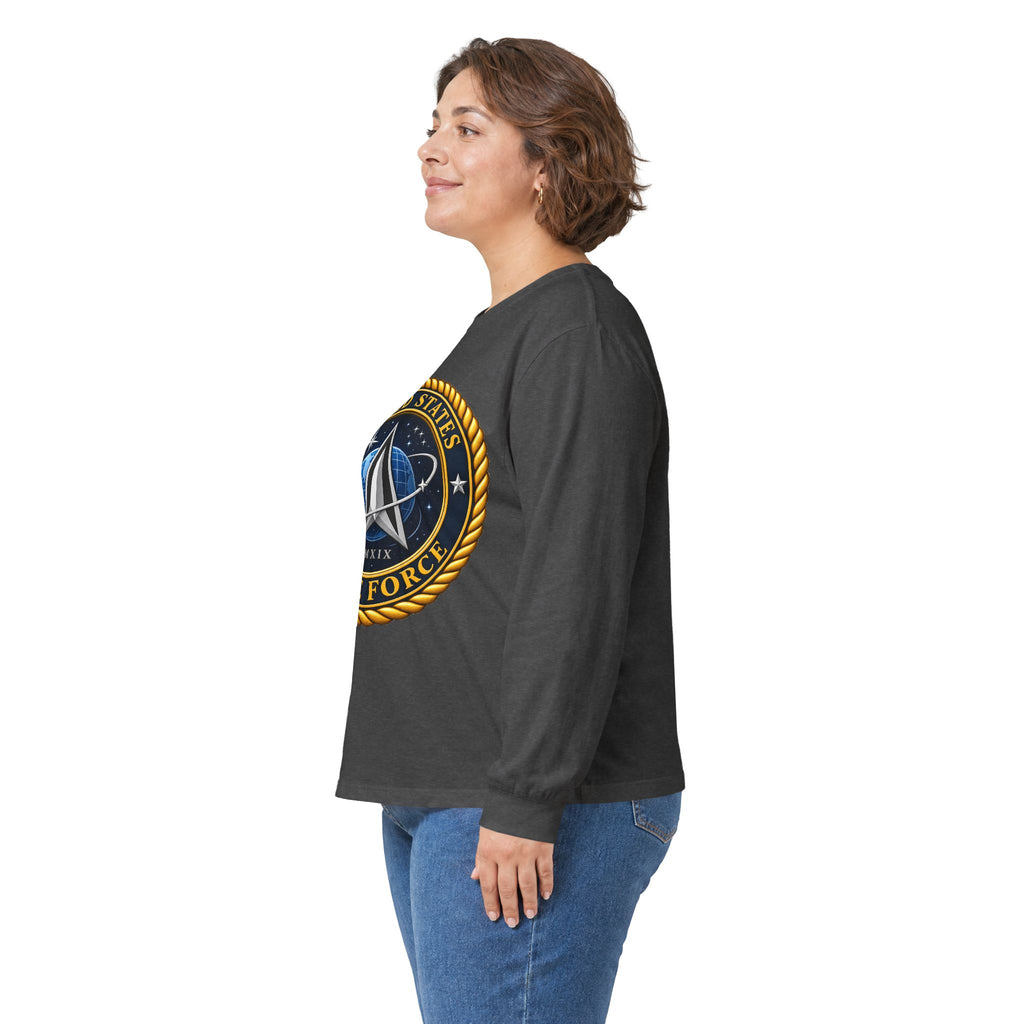 U.S. Space Force Emblem - Unisex Ultra Cotton Long Sleeve Tee