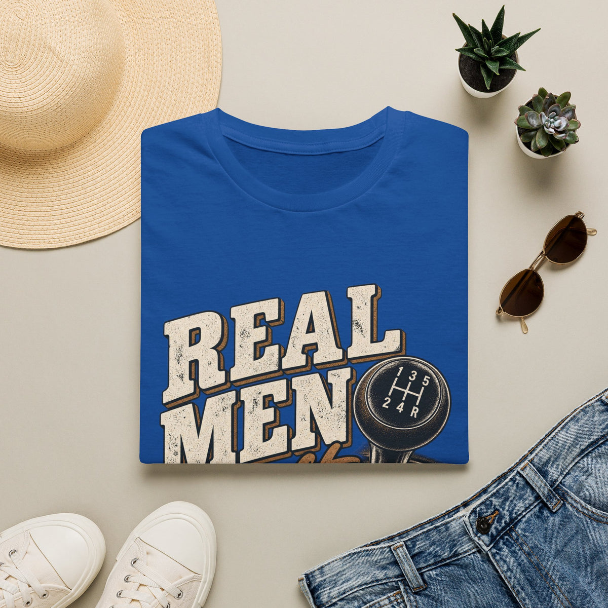 Real Men Shift - Classic Tee