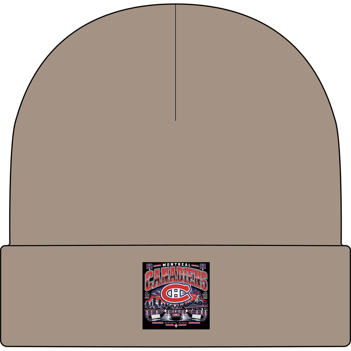Montreal Canadiens Skyline - AS Colour 1107 Cuff Beanie