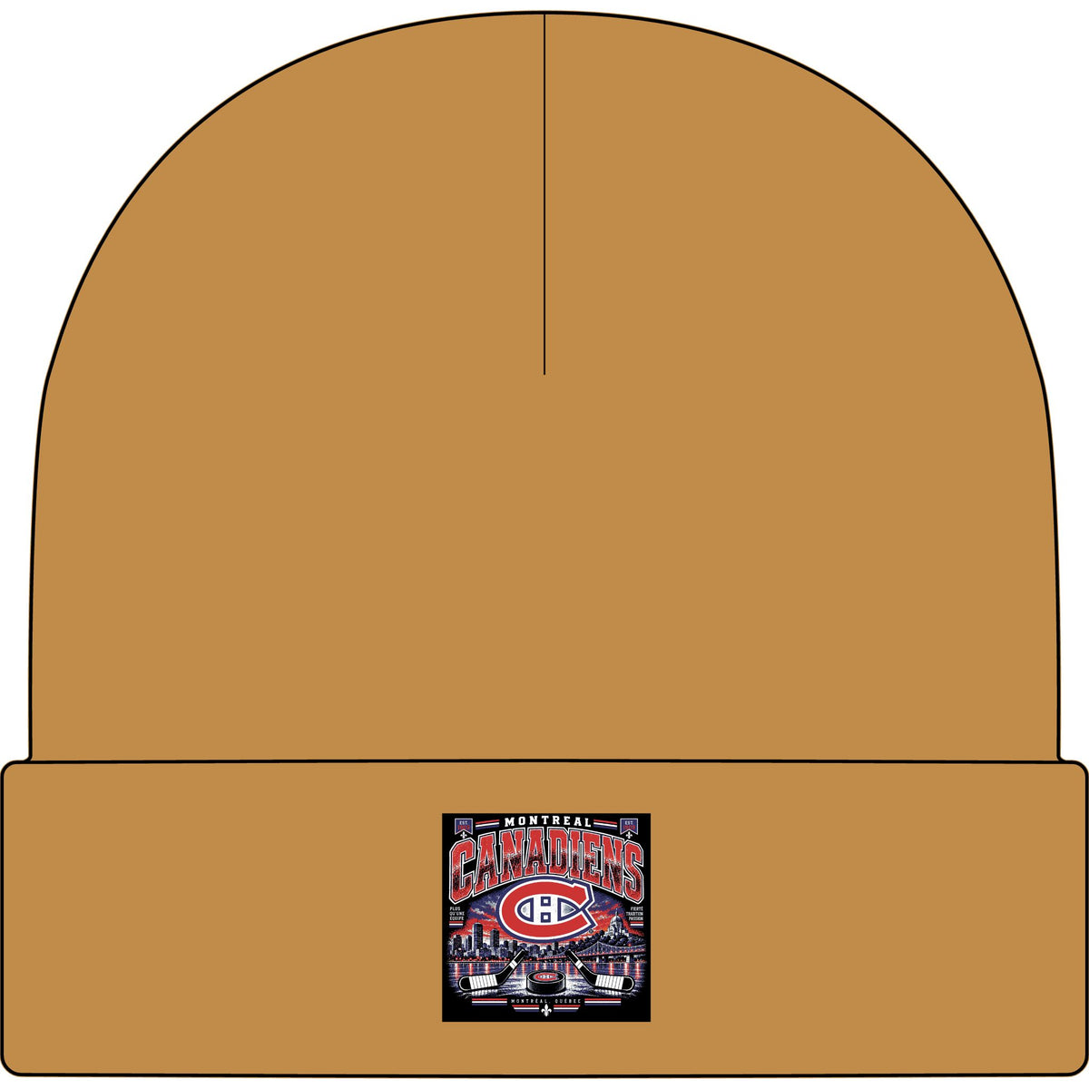 Montreal Canadiens Skyline - AS Colour 1107 Cuff Beanie