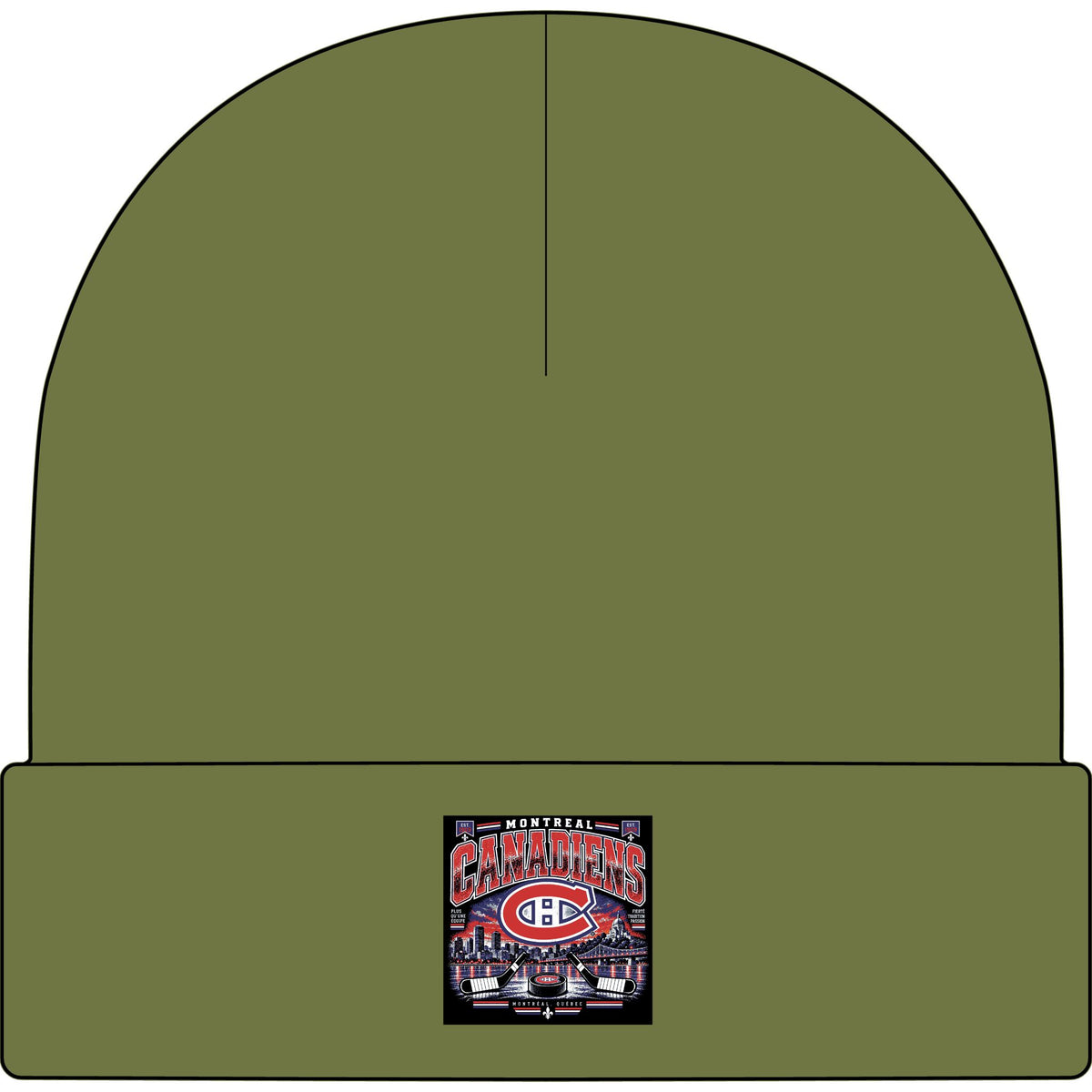 Montreal Canadiens Skyline - AS Colour 1107 Cuff Beanie