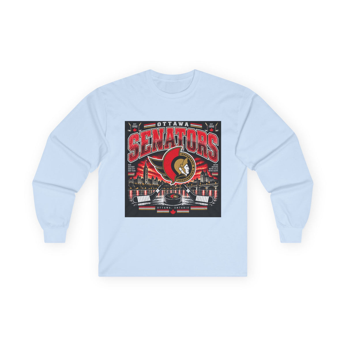 Ottawa Senators Est 1992 - Unisex Ultra Cotton Long Sleeve Tee