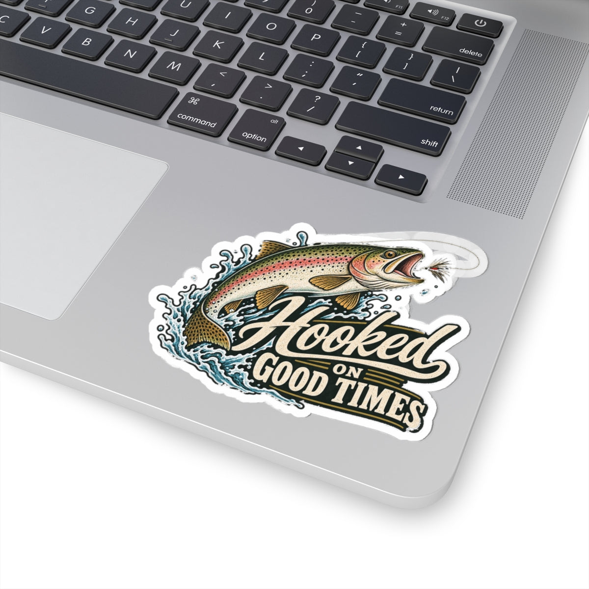 Hooked on Good Times - Kiss-Cut Sticker
