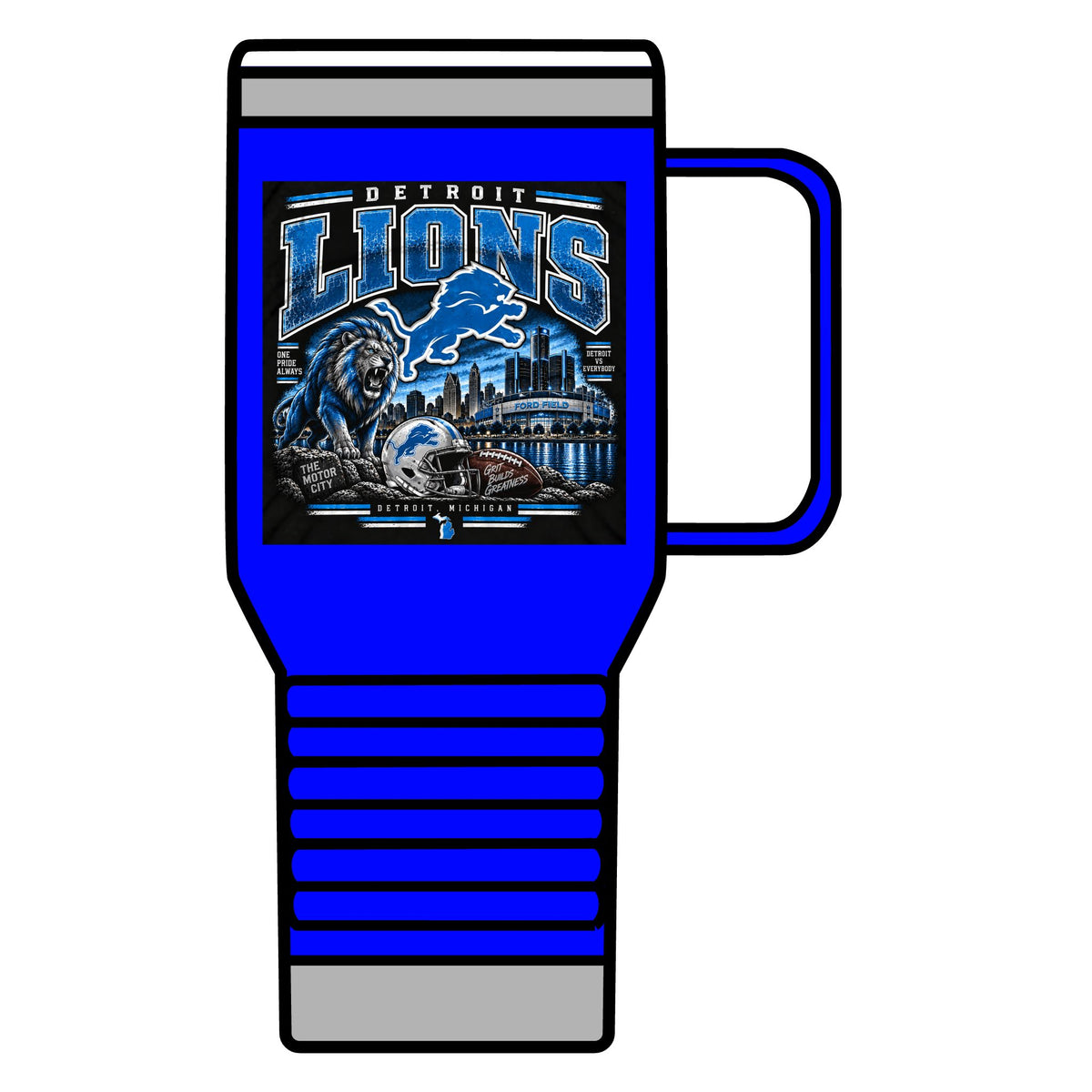 Detroit Lions Grit - 20oz Insulated Mug
