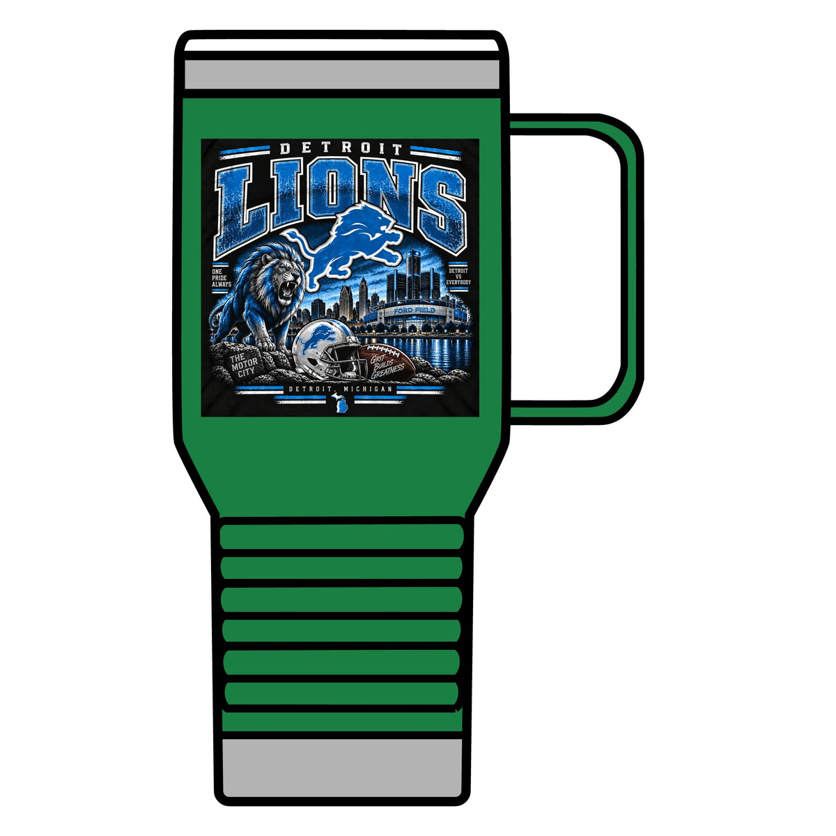 Detroit Lions Grit - 20oz Insulated Mug