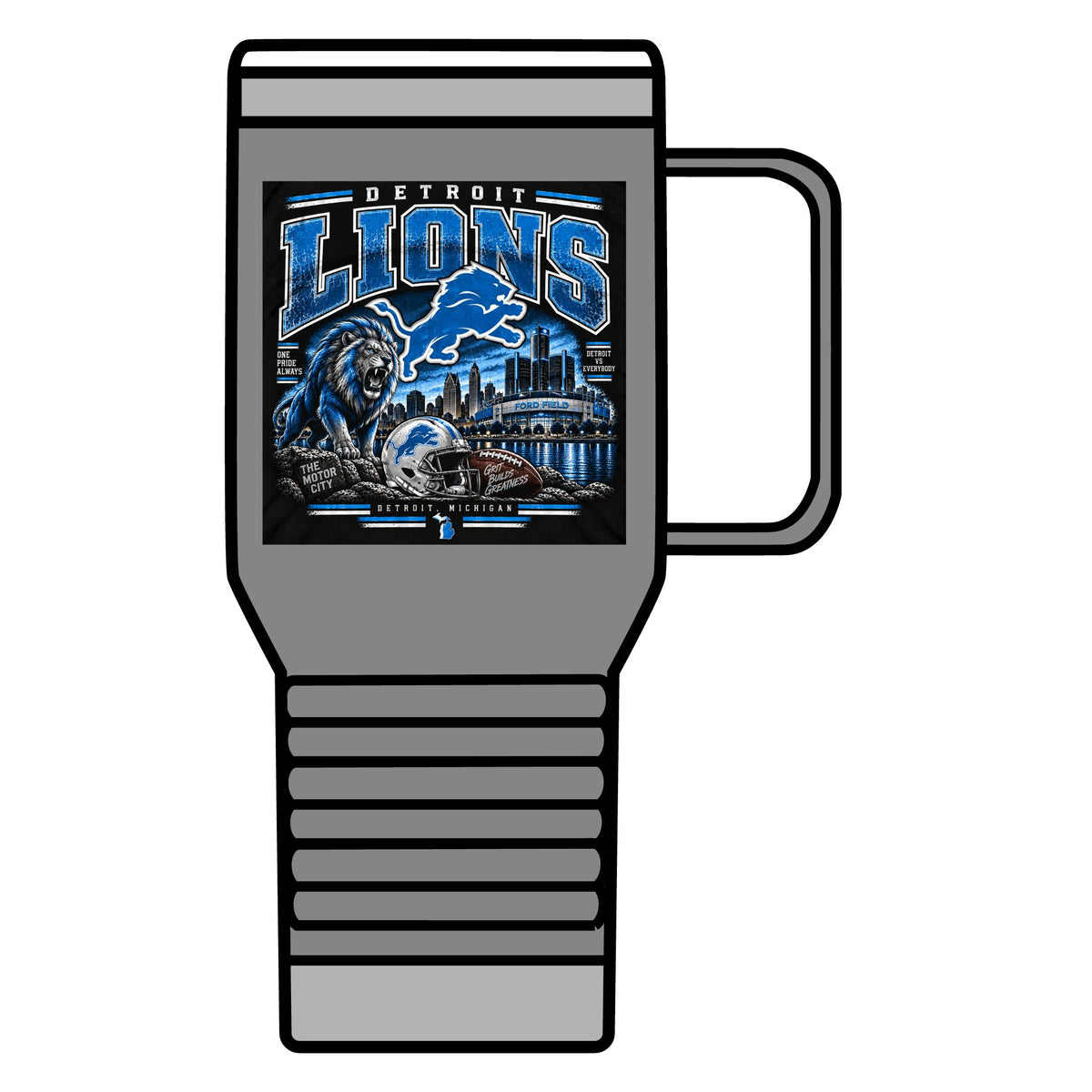 Detroit Lions Grit - 20oz Insulated Mug