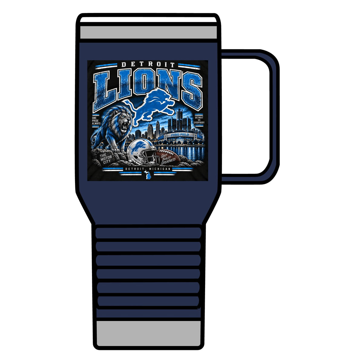 Detroit Lions Grit - 20oz Insulated Mug