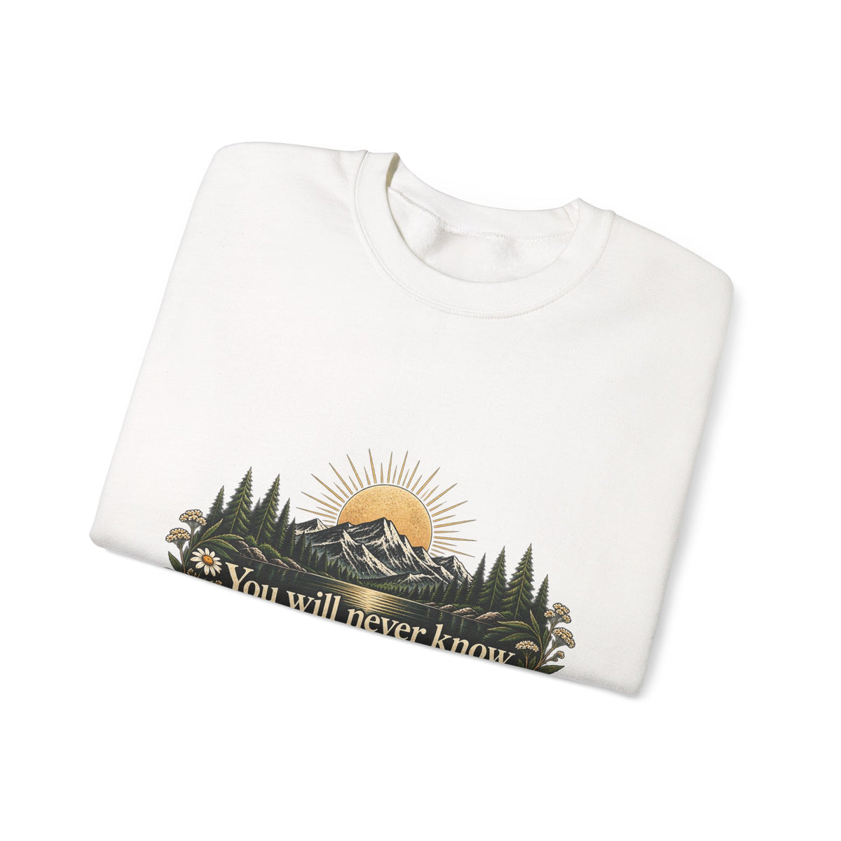 You Will Never Know The Violence It Took To Become This Peaceful - Crewneck Sweatshirt