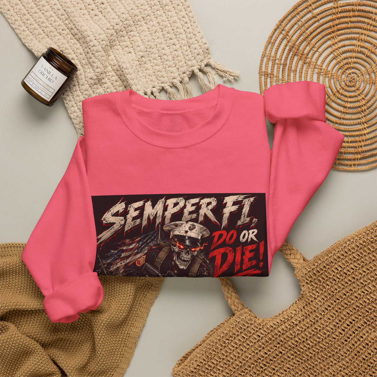 Semper Fi Do or Die - Crewneck Sweatshirt