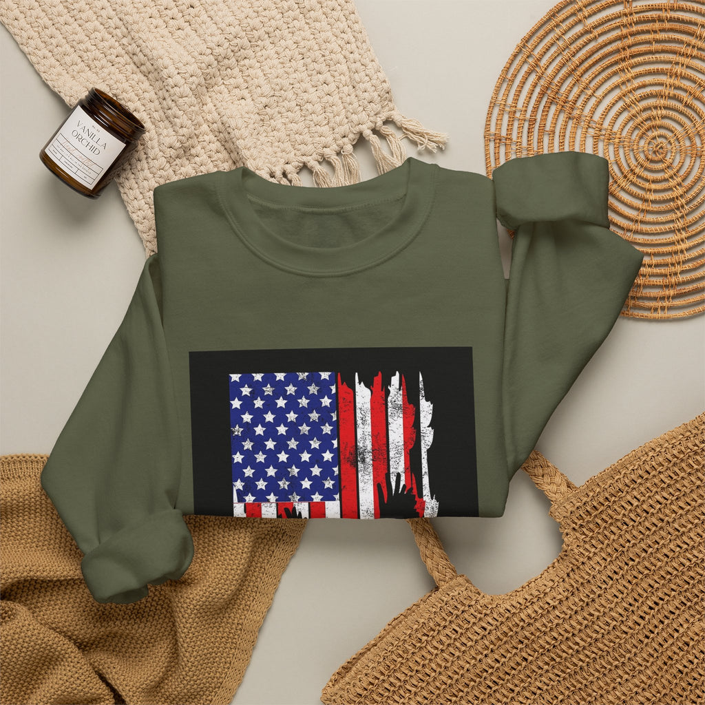 Old Glory Eagle - Crewneck Sweatshirt