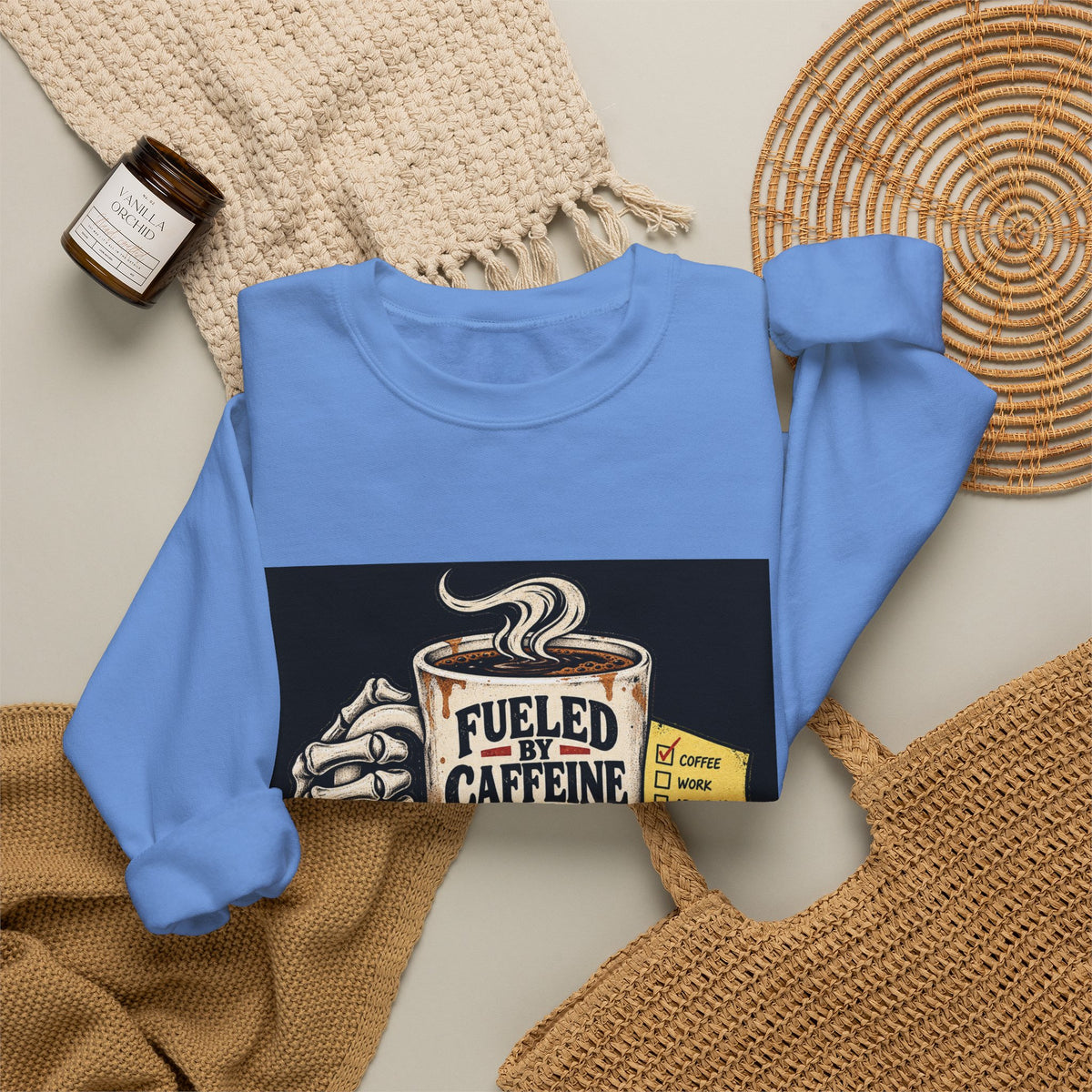 Fueled by Caffeine - Crewneck Sweatshirt