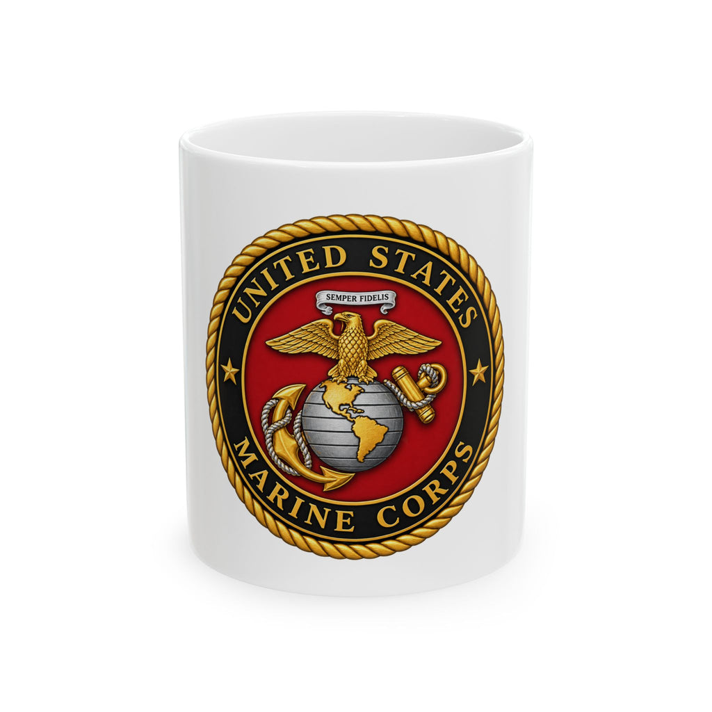 U.S. Marine Corps Emblem - Ceramic Mug 11oz and 15oz