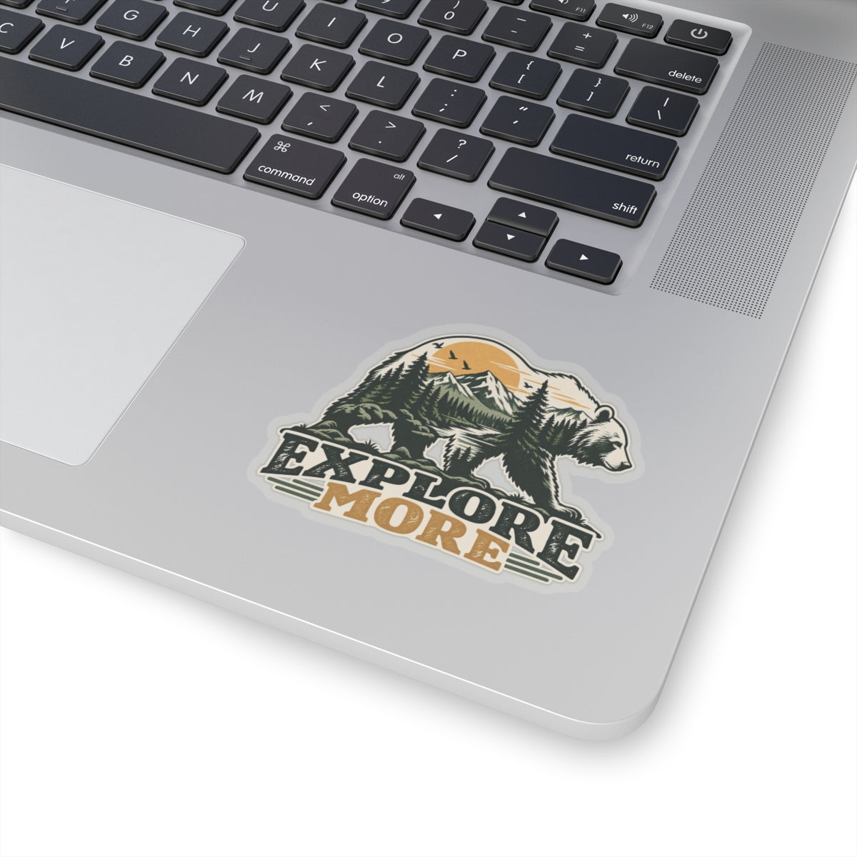Explore More Bear - Kiss-Cut Sticker