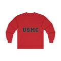 Marine Corps Varsity - Unisex Ultra Cotton Long Sleeve Tee