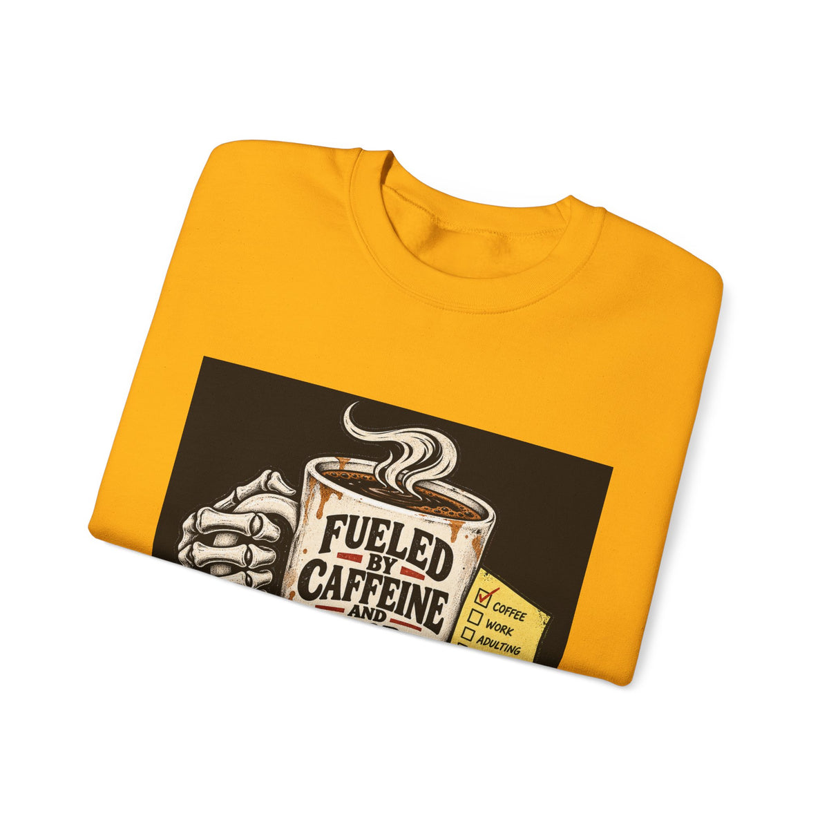 Fueled by Caffeine - Crewneck Sweatshirt