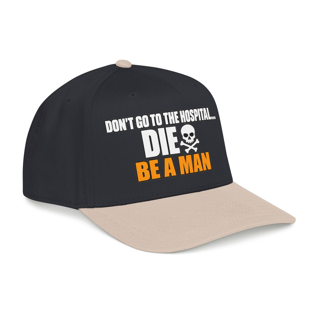 Dont Go to the Hospital - White Outlined - OTTO Baseball Hat