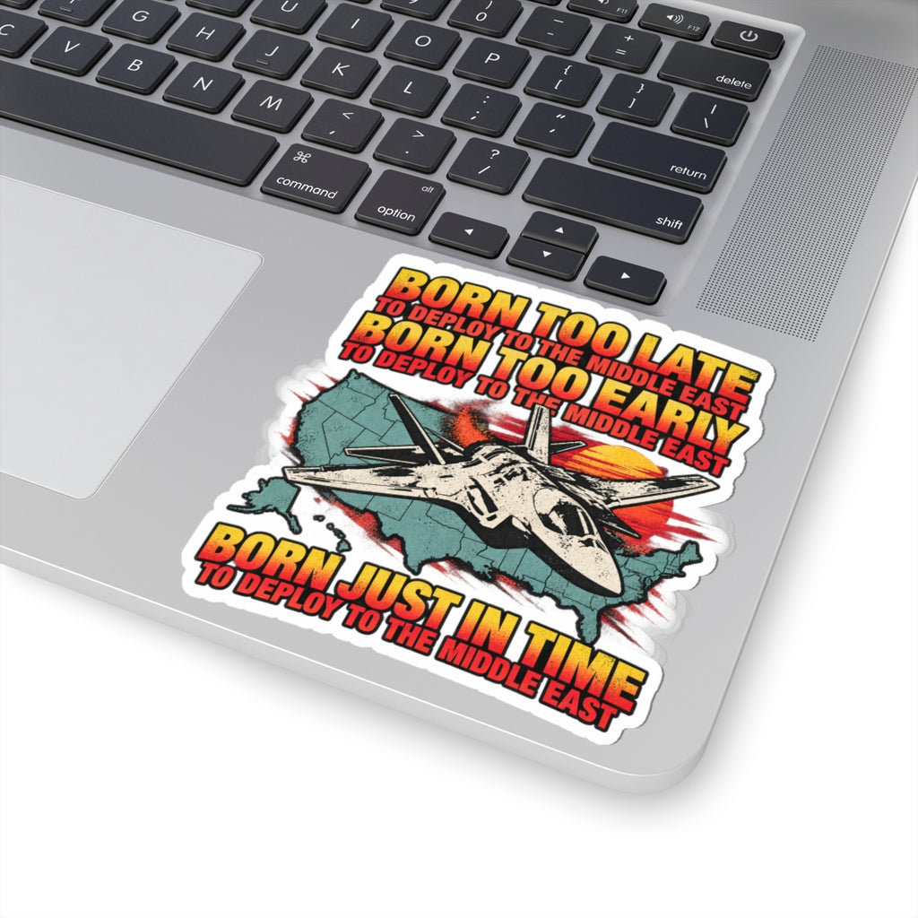 Desert Deployment Tee - Kiss-Cut Sticker