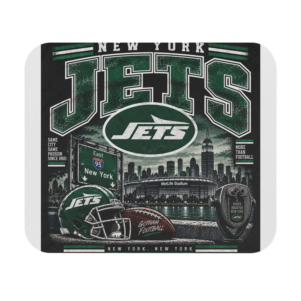 New York Jets Skyline - Mouse Pad